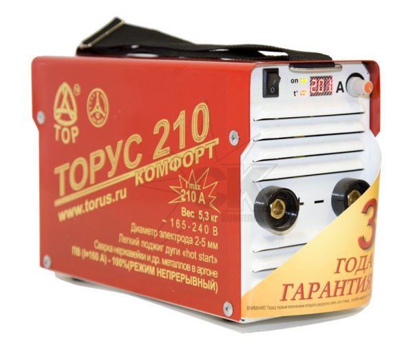 Инвертор сварочный ТОРУС-210 Комфорт