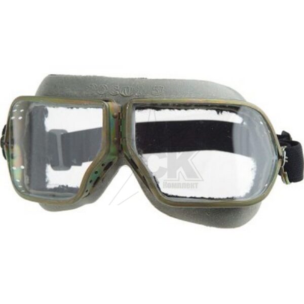 Очки защитные закрытые с прямой вентиляцией ЗП1 PATRIOT 30110