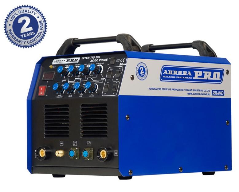 Аппарат аргонодуговой сварки INTER TIG-200 AC/DC PULSE Aurora-Pro