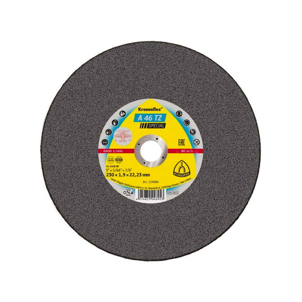 Круг отрезной 230*1,9*22,23 А46TZ (224084) Klingspor