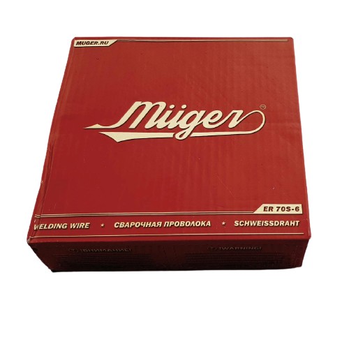 Проволока сварочная омедненная MUGER CWW-50 (ER70S-6)/ D300 / d 1,0 / 15 кг)