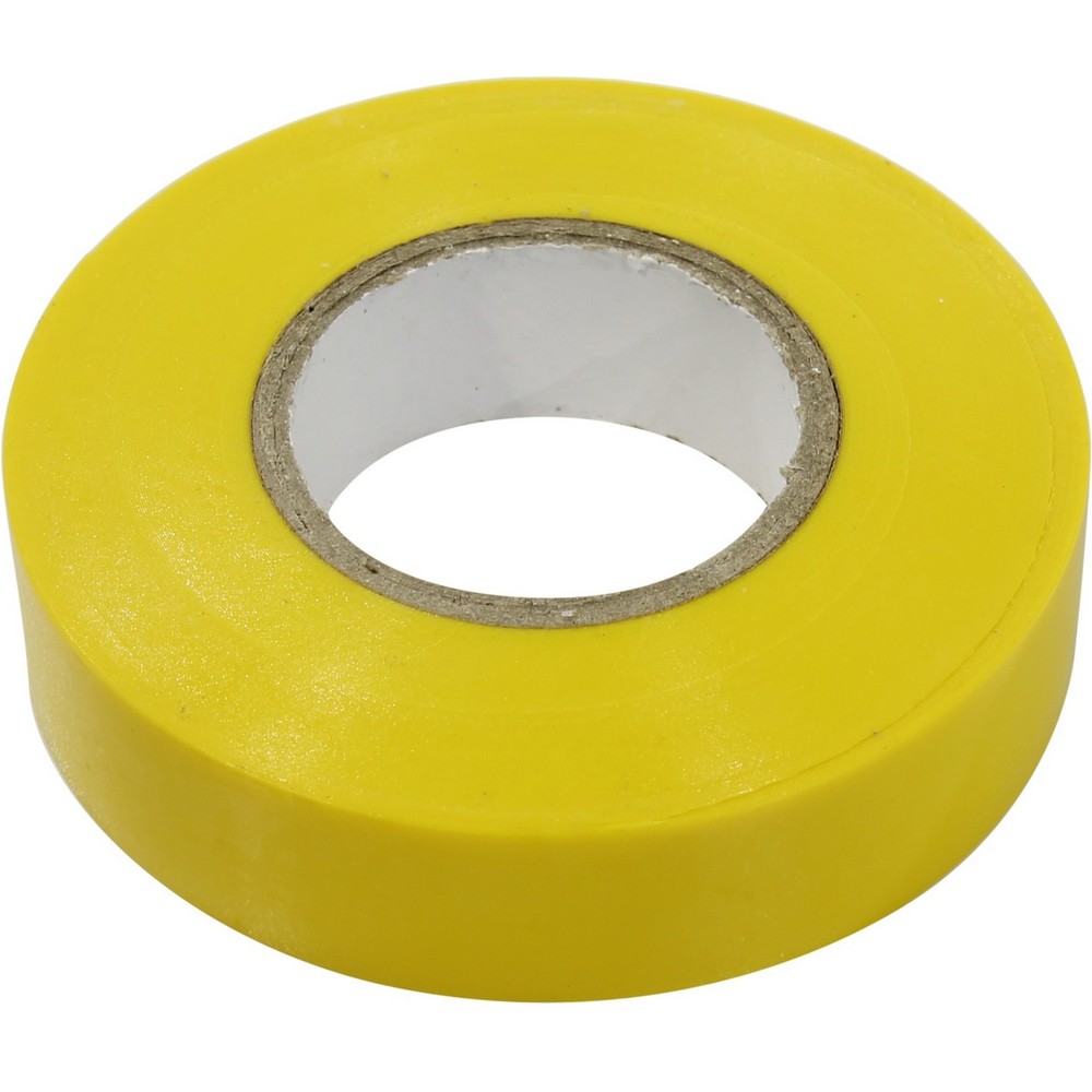 Изолента желтая 19*20 ПВХ Hobbi