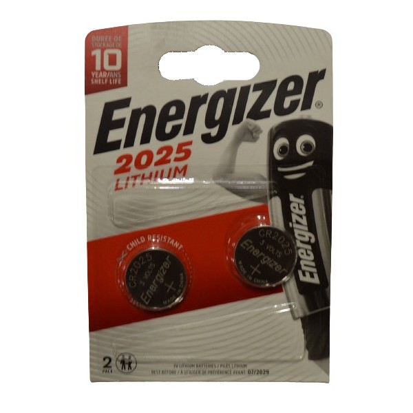 Батарейка Energizer CR2025 2/BL (уп.2шт)