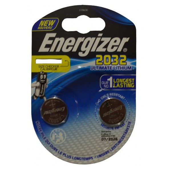 Батарейка Energizer CR2032 2/BL (уп.2шт)