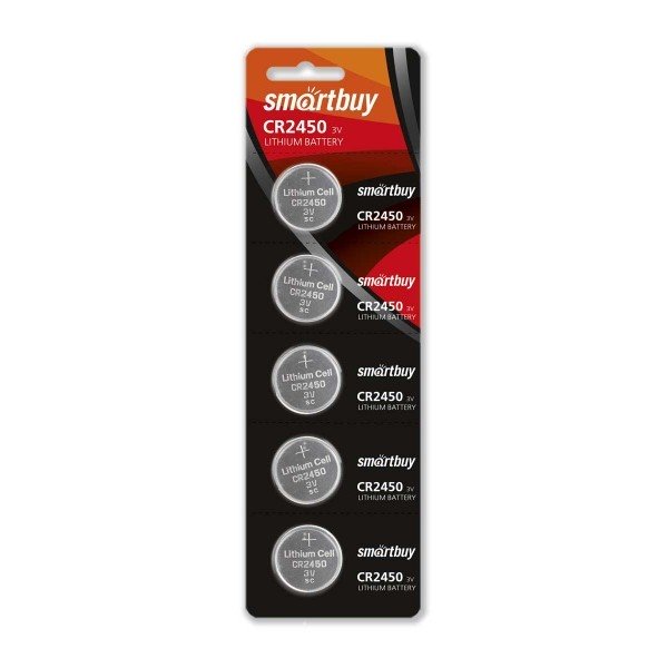 Батарейка SmartBuy CR2450 5/BL