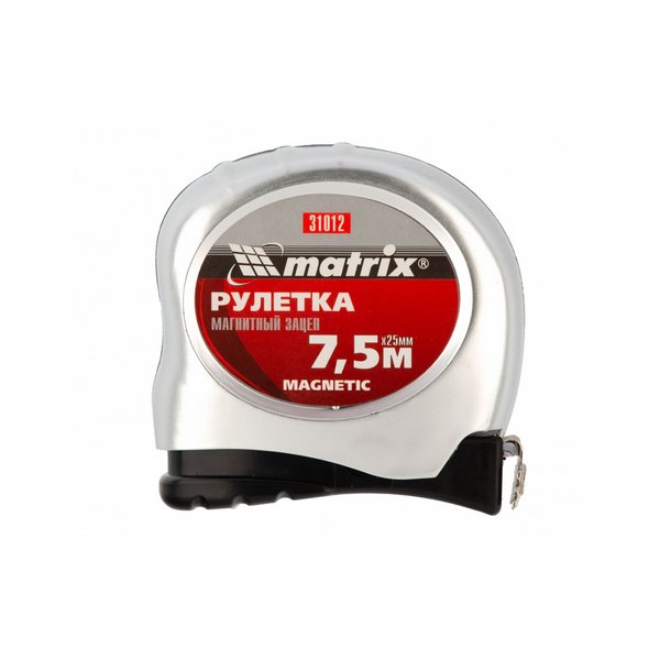 Рулетка 7,5м 7,5*25 Matrix Magnetic