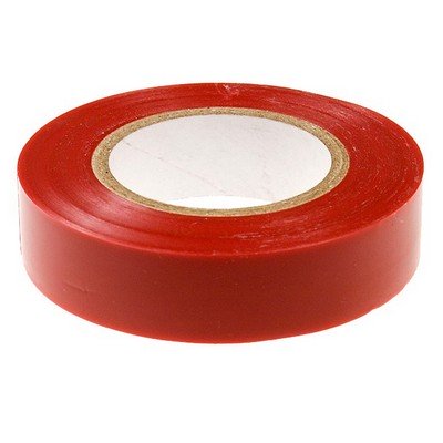 Изолента красная 19*20 ПВХ Сибртех