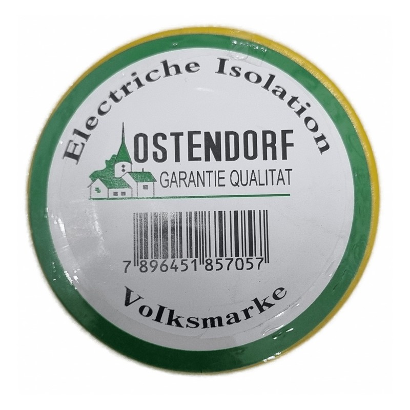 Изолента желтая 19*20 ПВХ OSTENDORF