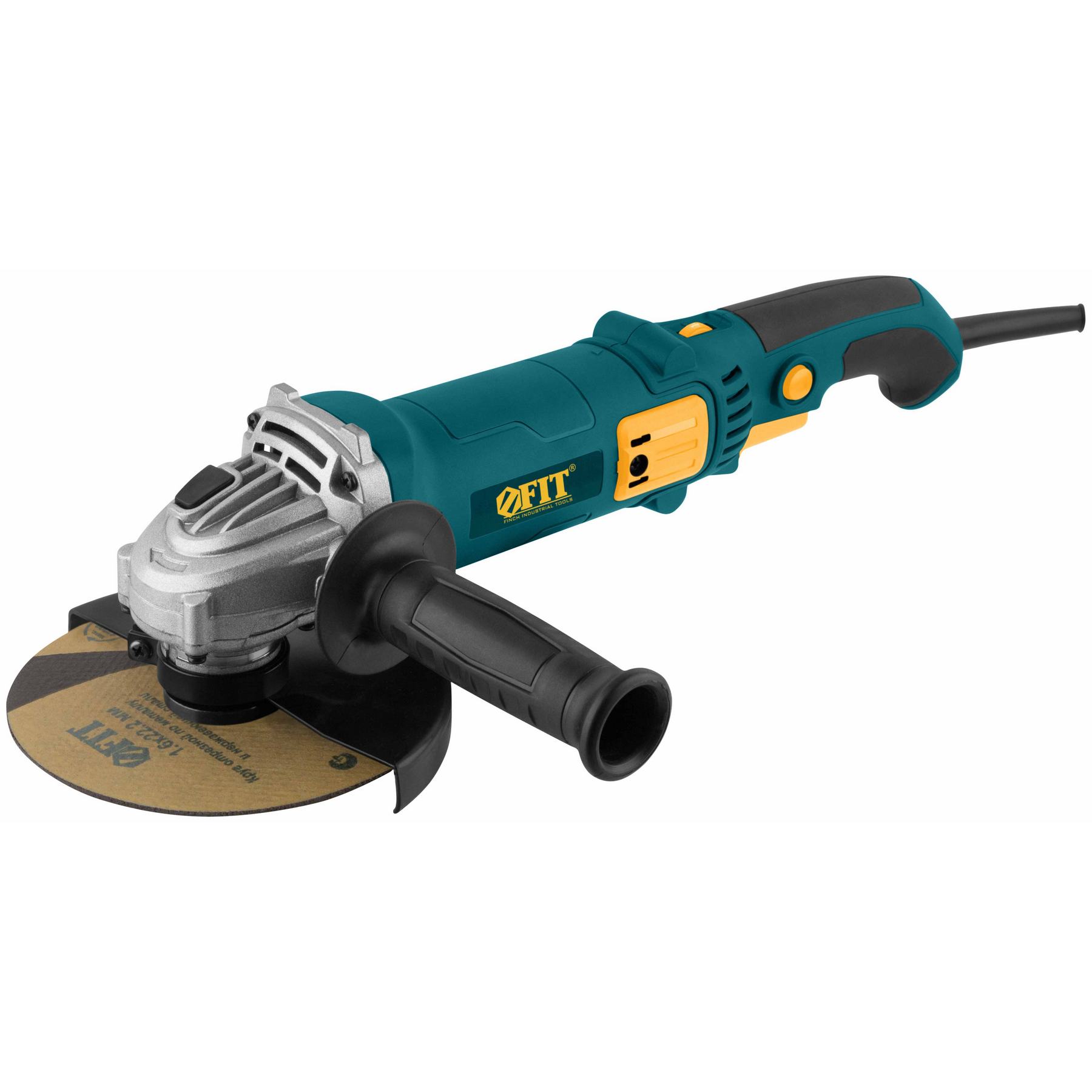 УШМ FIT 150, 1400Вт,0-10000об/мин, 2,5 кг, армир.ротор,б/с щеток. 80326