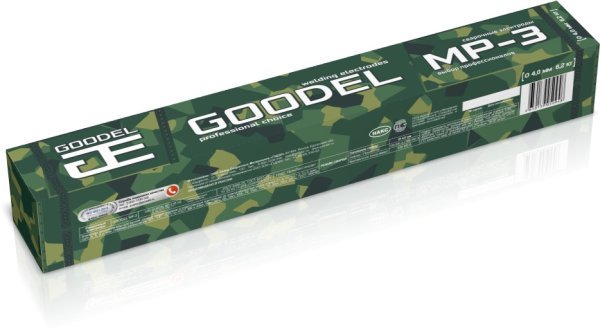 Электроды МР3 д. 4,0 мм (6,2кг в уп) GOODEL