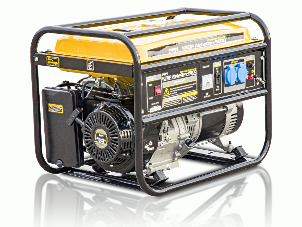 Электрогенератор КЕДР бензиновый AlphaGen-5500
