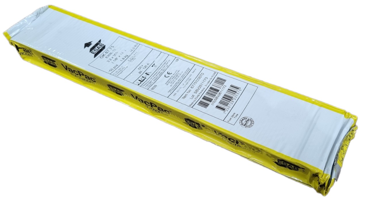 Электроды ОК 67.75 д.3,2мм ESAB 1/2 VP (1,8 кг в уп)
