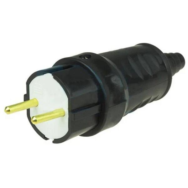 Вилка каучук прям. BYLECTRICA B6-387