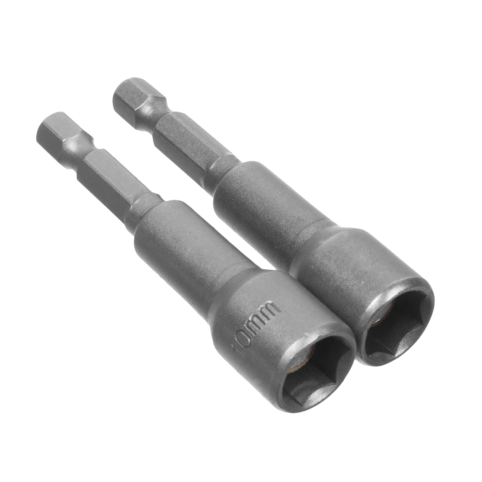 Головка торцевая магнитная 10х65мм, хвостовик 1/4", CrV, 2шт