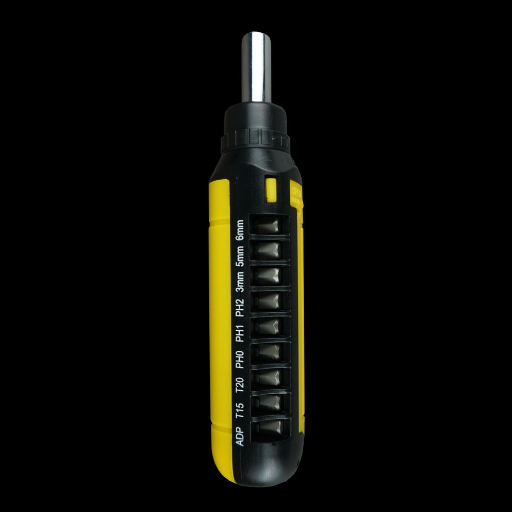Набор 15 в 1 трещоточная отвертка с битами и головками, BERGER BG1073 — изображение 2