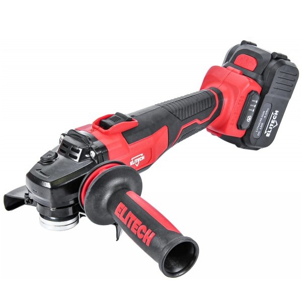 УШМ Elitech аккум., 18БЛ (б/щет, ф125мм, 18В, 1х4,0 Ач, Li-ion 2,6кг пл.пуск) (Е2213.001.02)