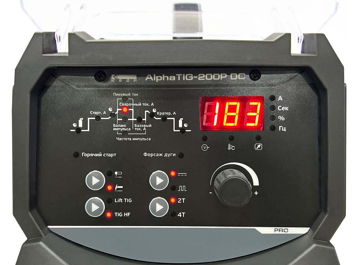 Аппарат аргонодуговой сварки КЕДР AlphaTIG-200P DC — изображение 4