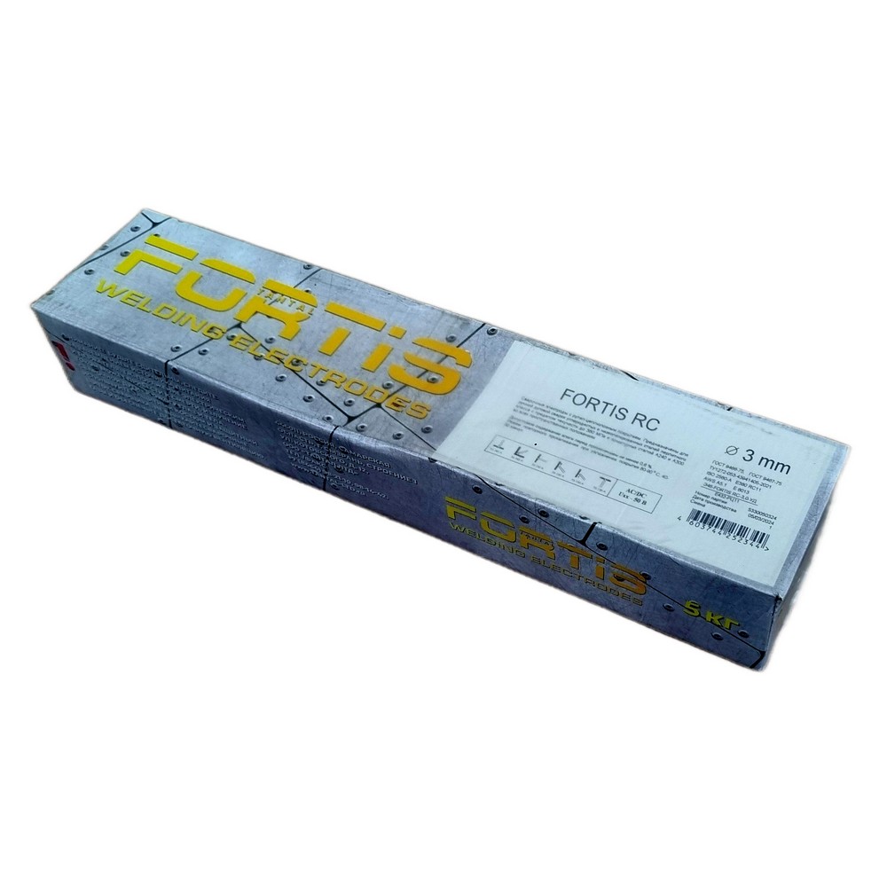 Электроды FORTIS RC д. 3мм (5кг в уп), Тантал