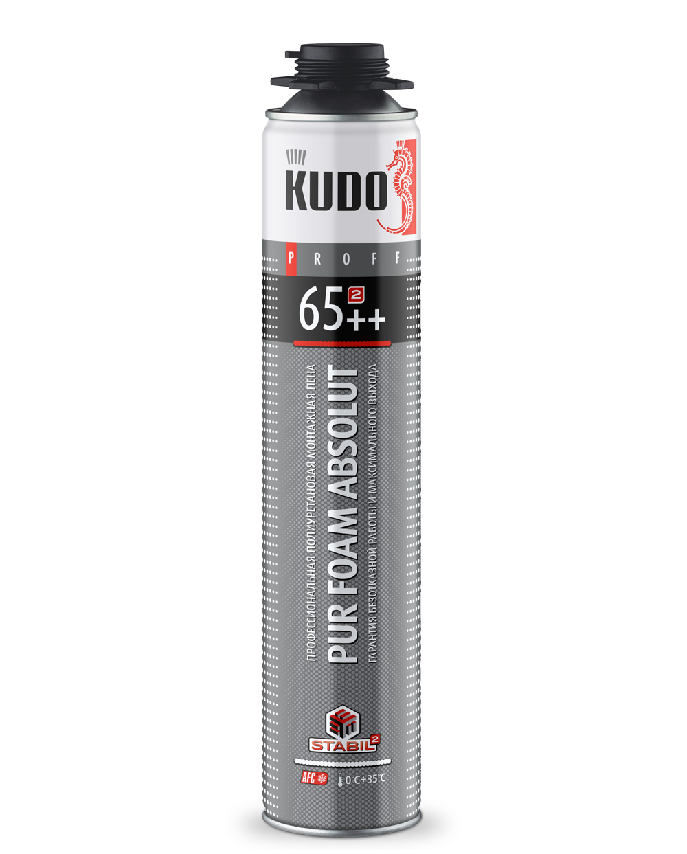Пена монтажная профессиональная KUDO PROFF 65++ лето