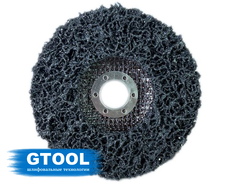Круг полимерный зачистной 125*15,0*22,2 GTOOL CD черный