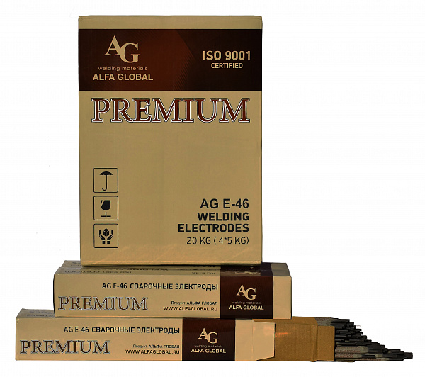 Электроды Е-46 д.4.0мм (1.0кг) Premium AG