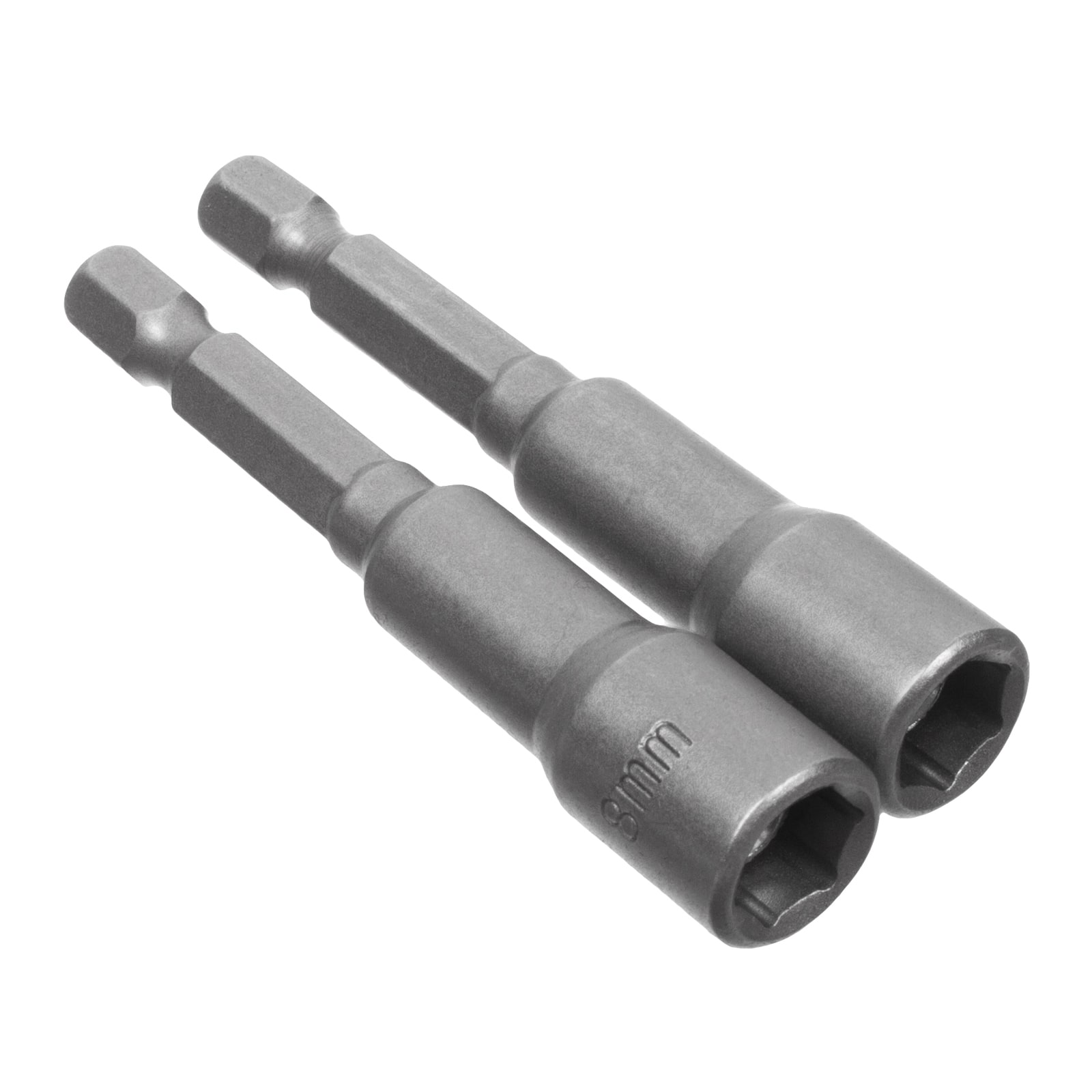 Головка торцевая магнитная 8х65мм, хвостовик 1/4", CrV, 2шт
