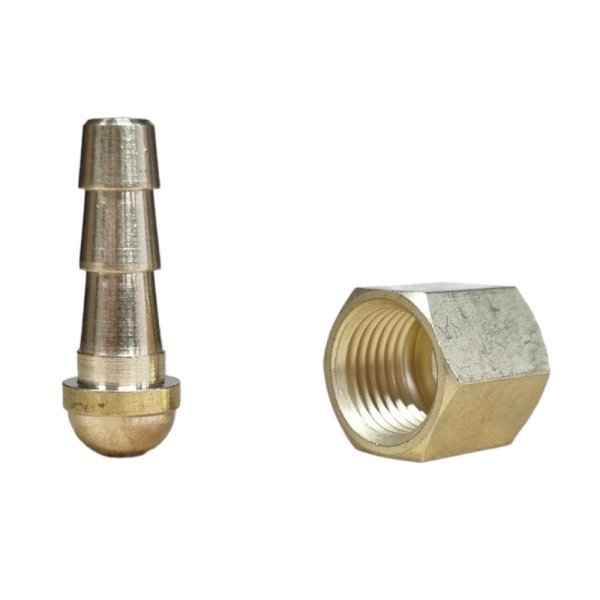 Комплект (газ) штуцер/гайка 9/16 UNF 20300030082 INVERMIG 350/500E/NS — изображение 2
