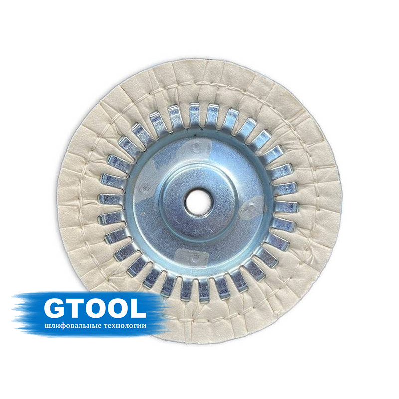 Круг полировальный GTOOL хлопчатобумажный 150x30Px75x14мм (арт. 11986)
