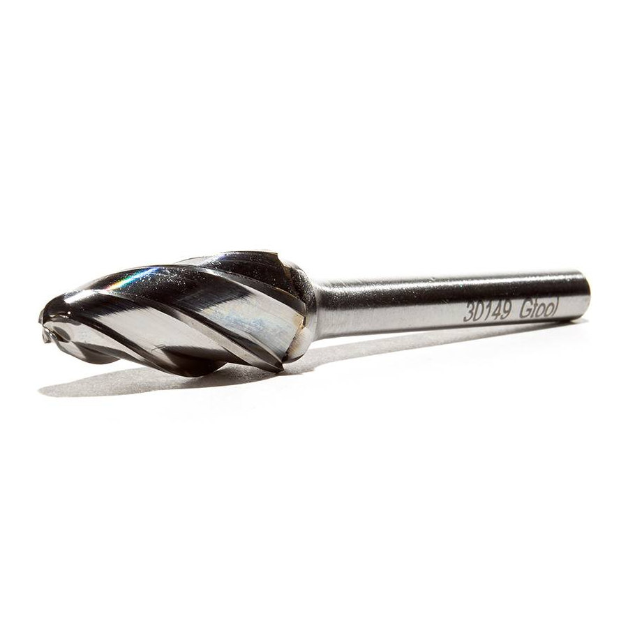 Борфреза по алюминию GTOOL, форма F 12*25*6*65 (30149)