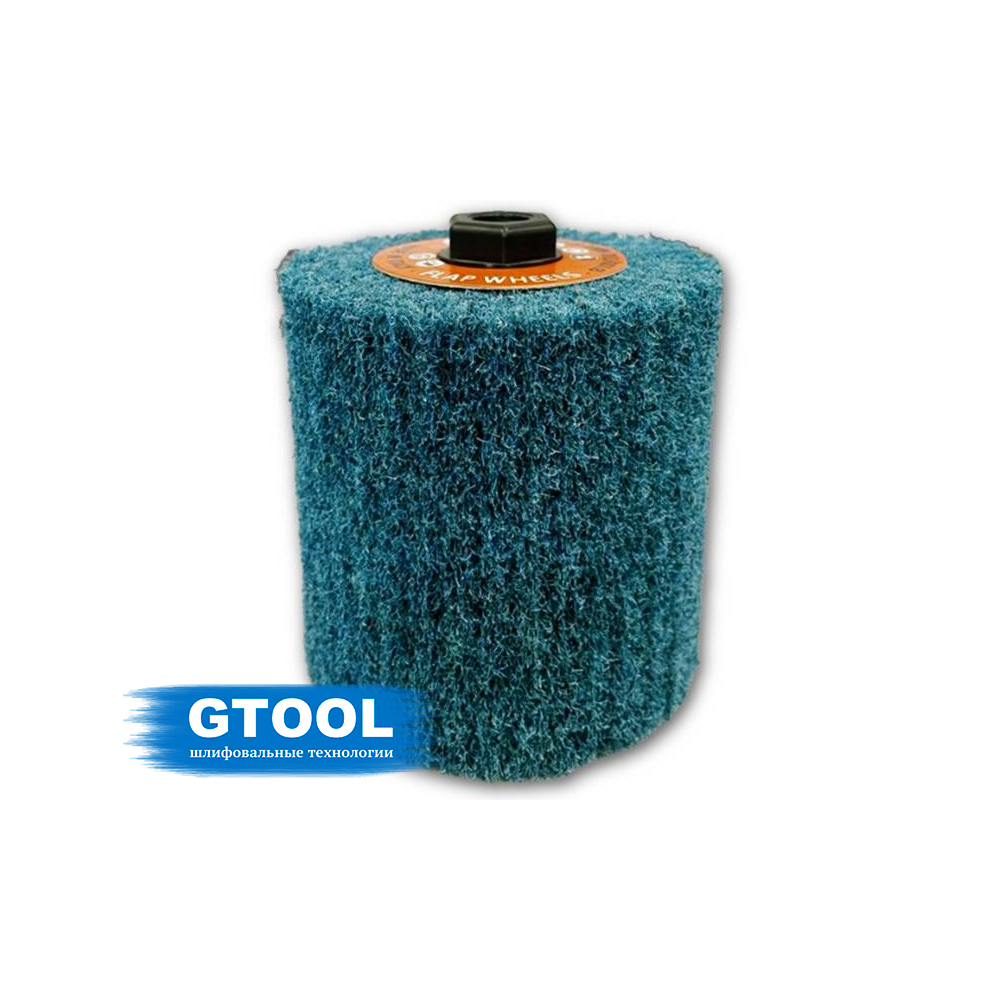 Валик шлифовальный GTOOL 100*100*М14 , зерно Medium (P180) ZK