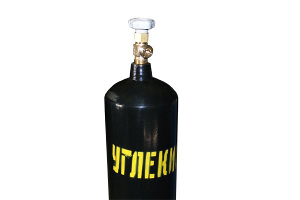 Баллон углекислотный 20л новый с газом ШОВНЫЙ (ЯРПОЖ) — изображение 2