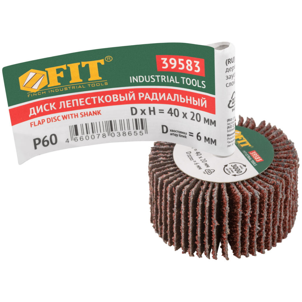 КЛО 40*20*6 Р60 FIT (39583) — изображение 2