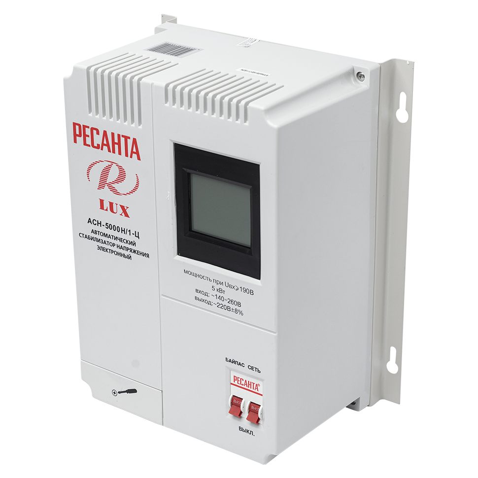 Стабилизатор АСН 5000 Н/1-Ц Ресанта Lux
