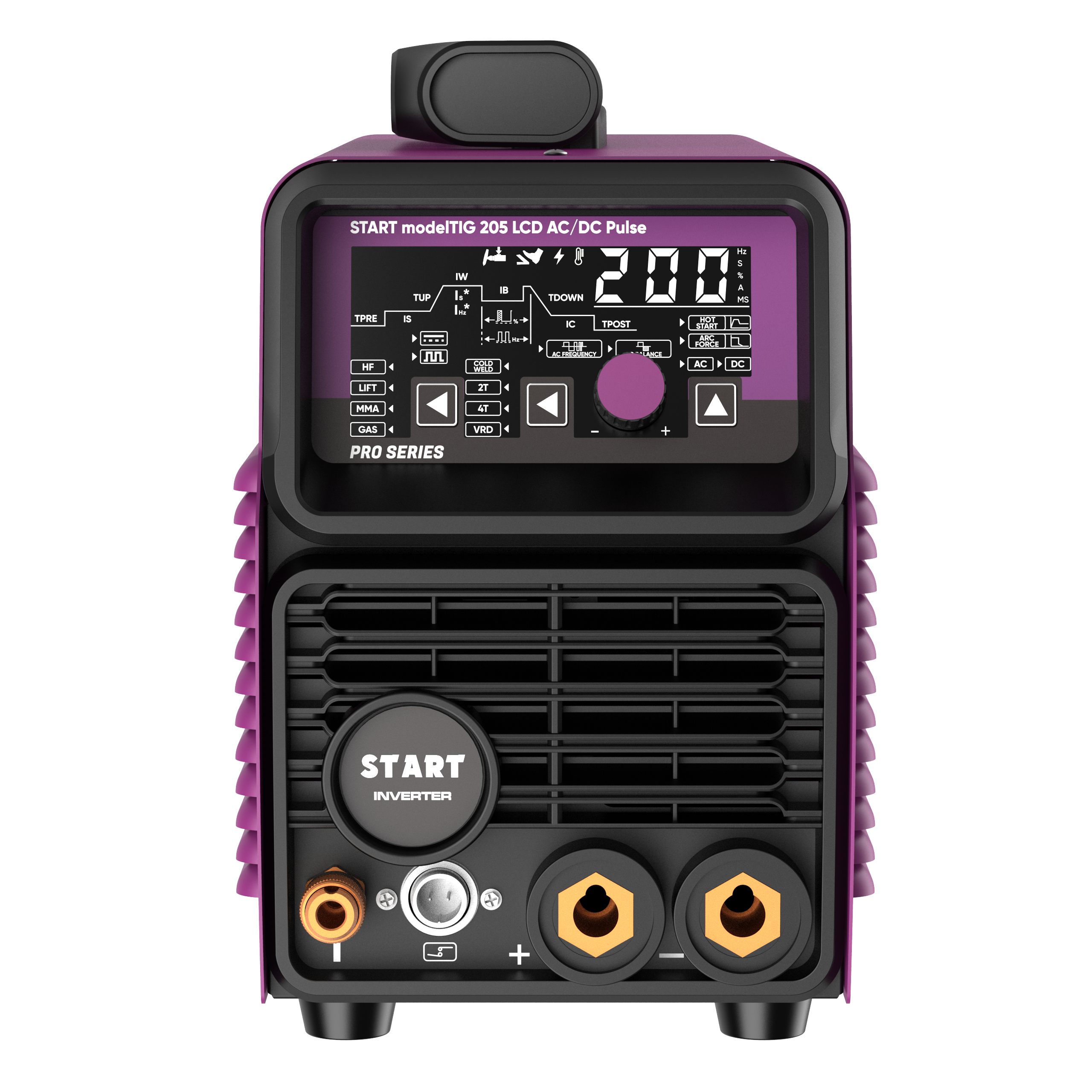 Аппарат аргонодуговой сварки START modelTIG 205 LCD AC/DC TIG PULSE — изображение 2
