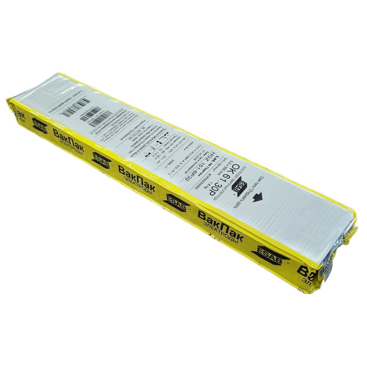Электроды ОК 61.30Р 3.2 мм 1,8 kg ВакПак, ESAB