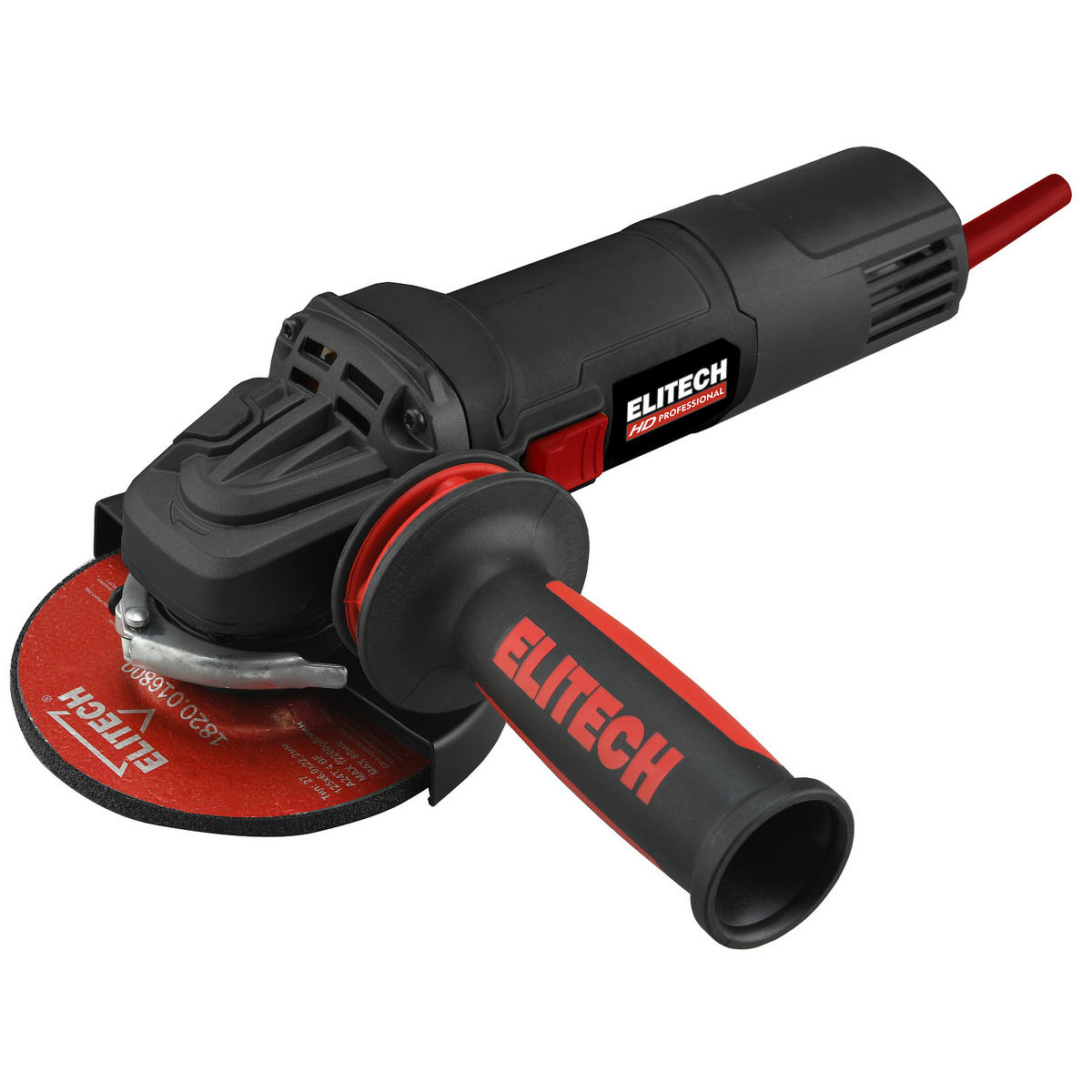 УШМ Elitech HD AG 1012 (125мм,1010Вт,11000обмин, 2.1кг,кор,QUICK-FIX,быстр.кожух,пл.пуск,антирестарт)