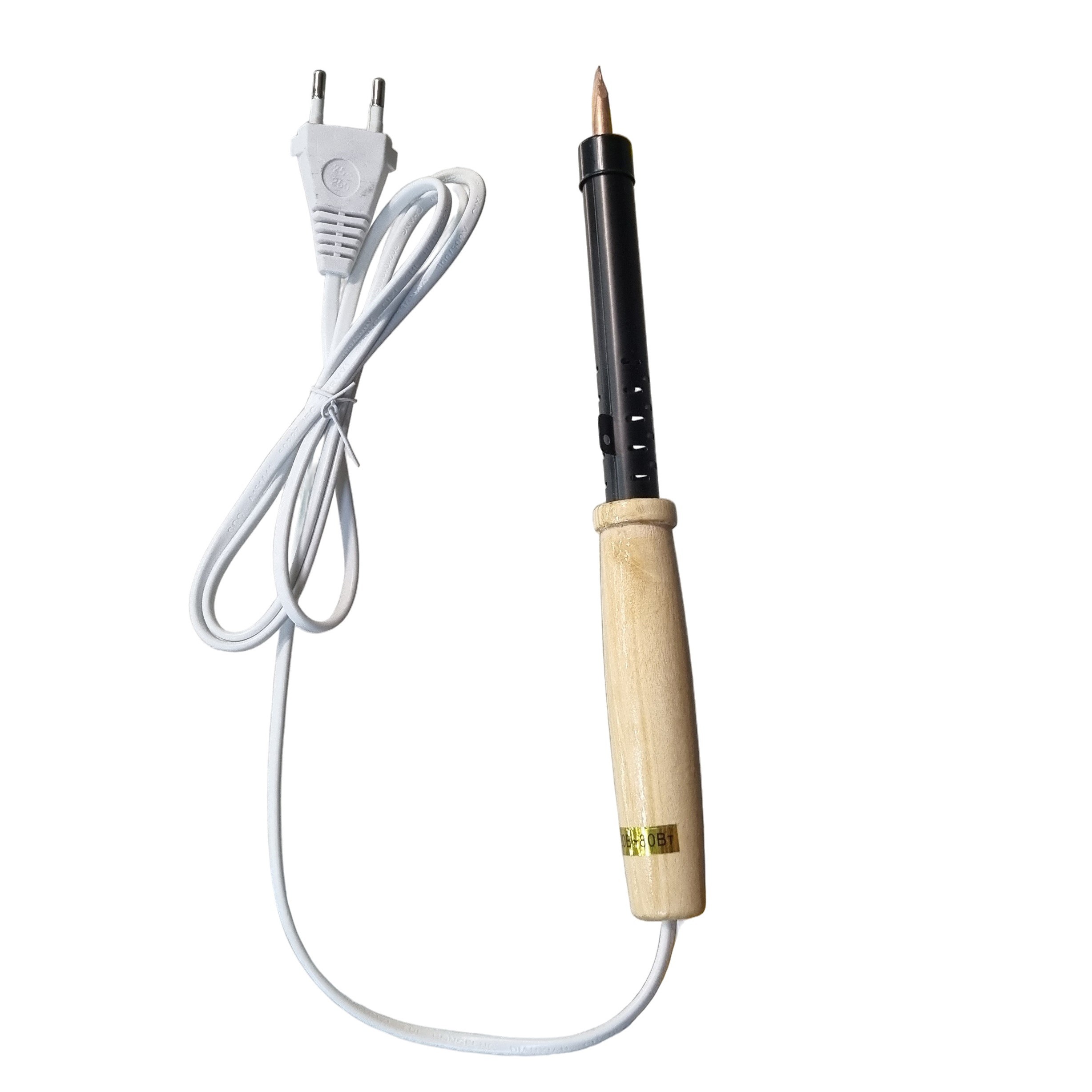 Паяльник ПД-80Вт дерев.ручка (1/100)