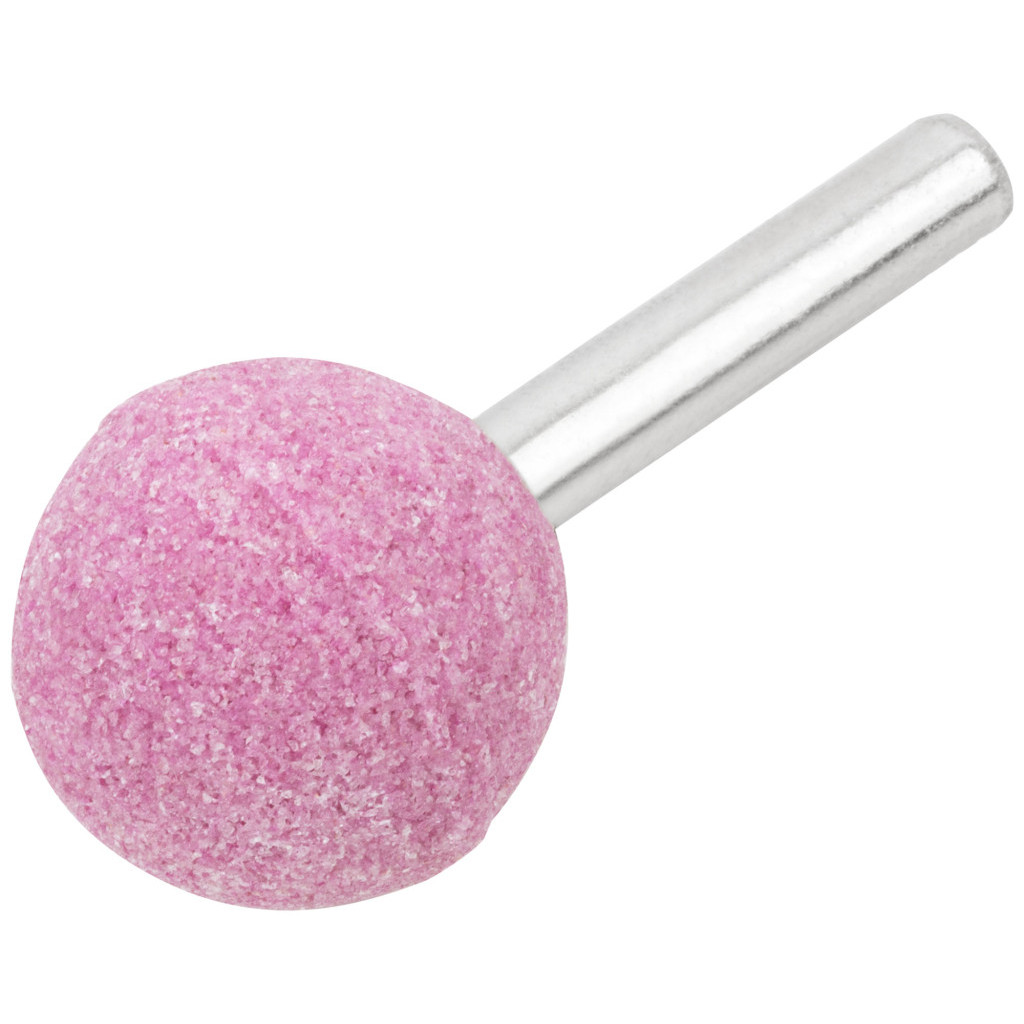 Шарошка абразивная (по металлу), хвостовик 6 мм, шар 25 мм FIT