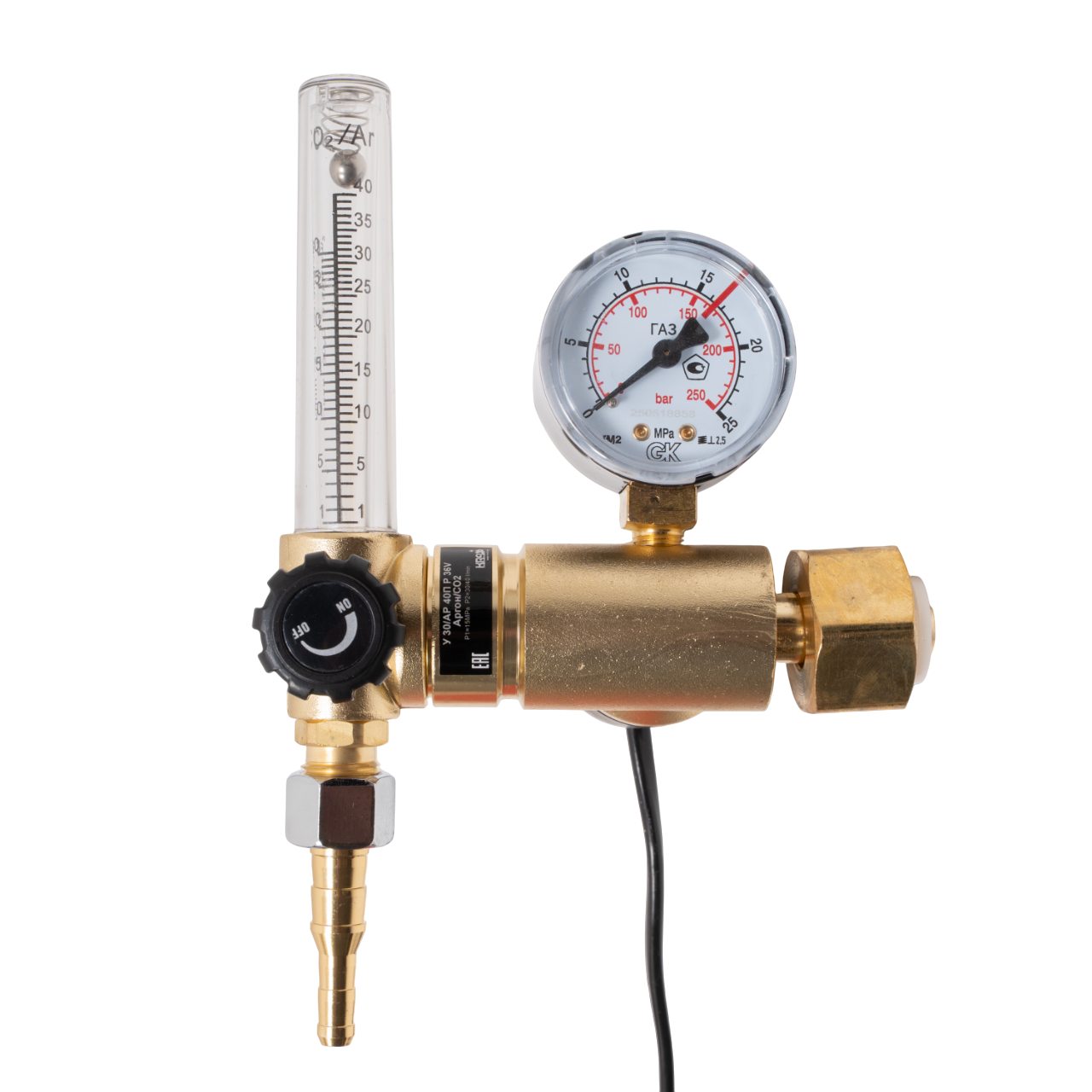 Регулятор расхода газа У30/АР40П Р 36V с ротам (поверенный) KRASS